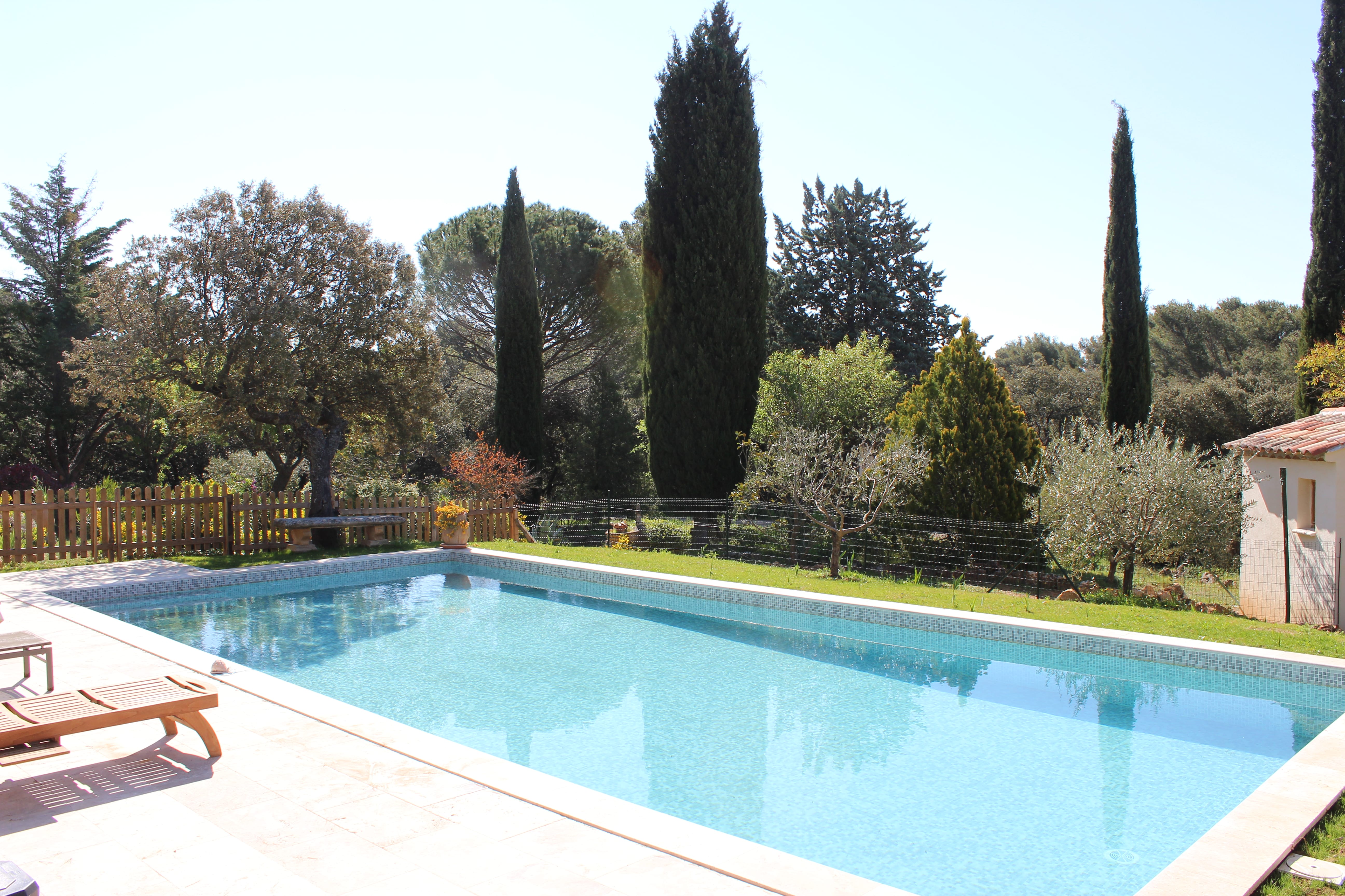 Photo jardin la piscine