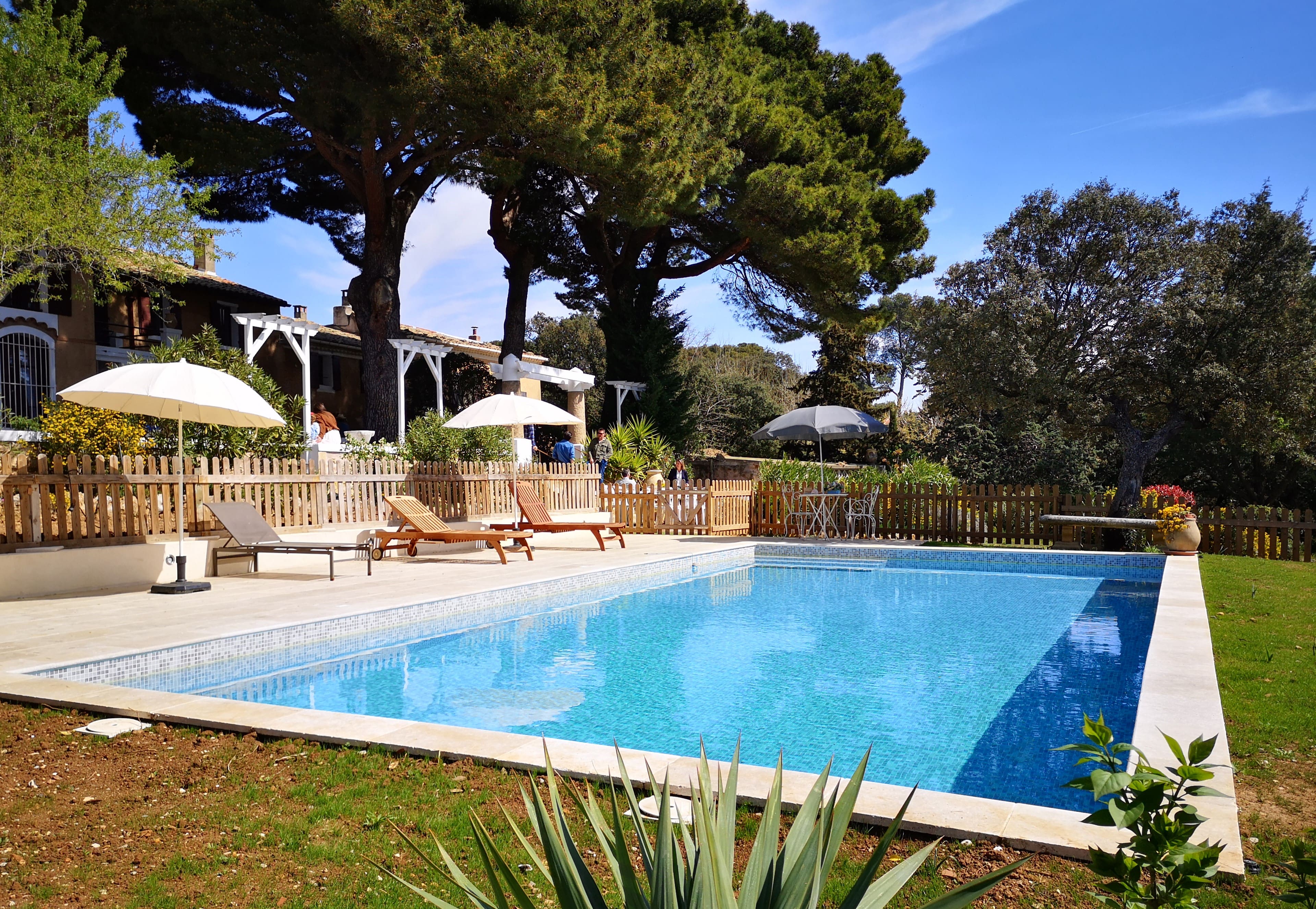 Photo jardin la piscine